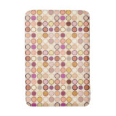 Moderne Dots - beige & neutral Badematte (Vorderseite Vertikal)