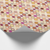 Moderne Dots - beige & neutral Geschenkpapier (Ecke)