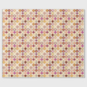 Moderne Dots - beige & neutral Geschenkpapier (Flach)