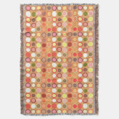 Moderne Dots - braun & vielseitig Decke (Vorderseite Vertikal)