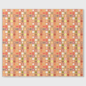 Moderne Dots - braun & vielseitig Geschenkpapier (Flach)