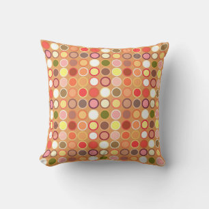 Moderne Dots - braun & vielseitig Kissen