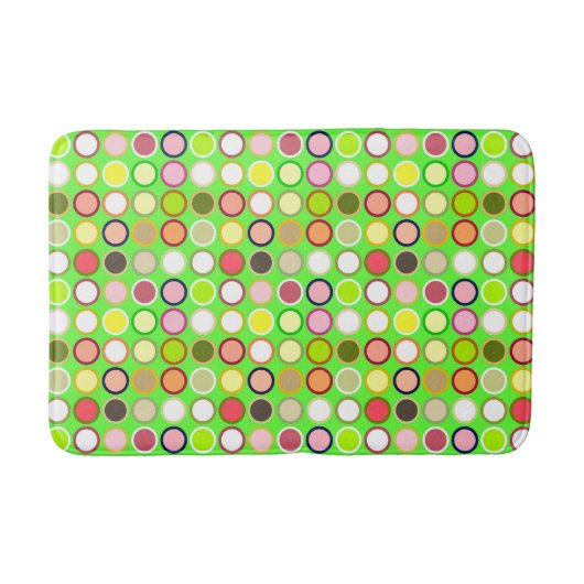 Moderne Dots - Limon mit Multi-Century Badematte (Vorderseite)