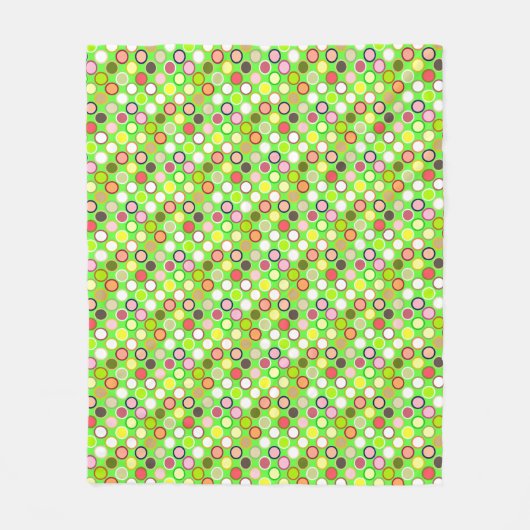 Moderne Dots - Limon mit Multi-Century Fleecedecke (Vorderseite)