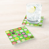 Moderne Dots - Limon mit Multi-Century Glasuntersetzer (Schrägansicht)