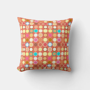 Moderne Dots - Terrakotta mit vielen verschiedenen Kissen