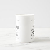 Moderne Drachen Porzellantasse (Vorderseite)