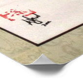 Moderne Drachentänzer Poster (Ecke)