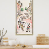 Moderne Drachentänzer Poster (Küche)