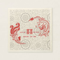 Moderne Dragon-Phoenix Personalisierte chinesische