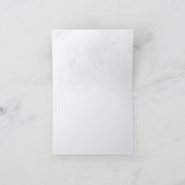 Moderne Drehbuch elegante Babydusche Danke (Innenseite)