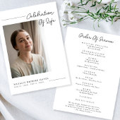 Moderne Drehbuch-Feier zum Foto des Lebens Programm