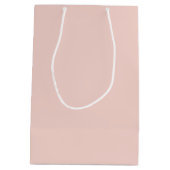 Moderne Drehbuch Personalisierte Bridesmaier Mittlere Geschenktüte (Rückseite)