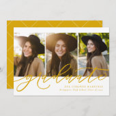 Moderne Drehbücher absolvieren drei Foto Gold Absc Ankündigung (Vorne/Hinten)