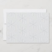 Moderne Drehbücher & geometrische 30. Geburtstag (Rückseite)