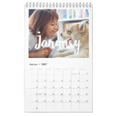 Moderne Drehbuchfamilie 2025 Kalender (Jan 2027)