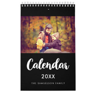 Moderne Drehbuchfamilie 2025 Kalender