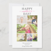 Moderne Drehbuchmütter Tag 6 Foto Sammelgedicht Karte (Vorderseite)