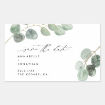 Moderne Drehbuchschrift Vintage Eukalyptus ohne Fo