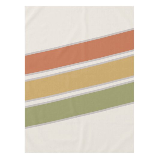 Moderne Drei Streifen aus dem Mittelalter Tischdecke (Vorderseite)