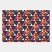 Moderne Dreieck-Quilts Geschenkpapier Set (Vorderseite 2)