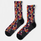 Moderne Dreieck-Quilts Socken (Links)