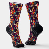 Moderne Dreieck-Quilts Socken (Gewinkelt)