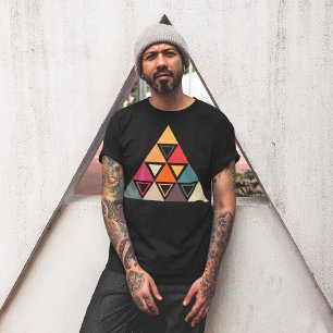 Moderne Dreieck-Quilts T-Shirt