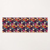 Moderne Dreieck-Quilts Yogamatte (Vorderseite (Horizontal))