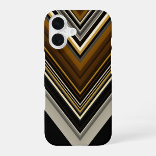 Moderne Dreiecke abstrakt und individuelle Initial iPhone 16 Hülle