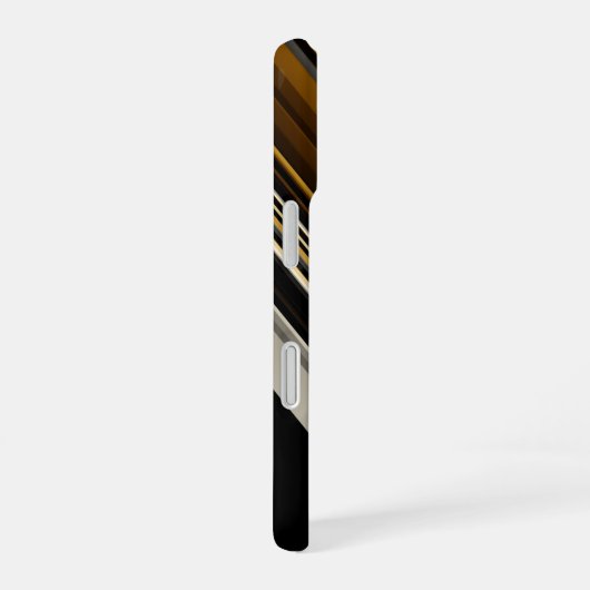 Moderne Dreiecke abstrakte und benutzerdefinierte iPhone 16 Hülle (Rechte Seite)