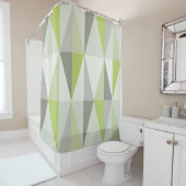 Moderne Dreiecke des Mittelalters Duschvorhang (Beispiel)