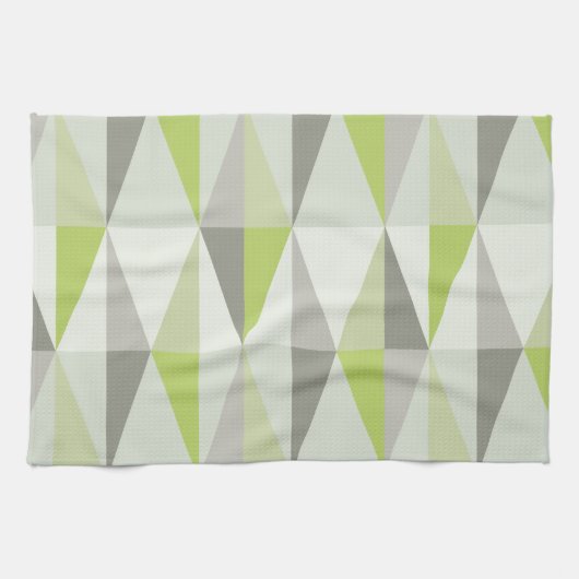 Moderne Dreiecke des Mittelalters Geschirrtuch (Horizontal)