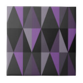 Moderne Dreiecke, dunkles Violet Fliese (Vorderseite)
