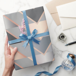 Moderne Dreiecke Geschenkpapier