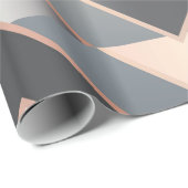 Moderne Dreiecke Geschenkpapier (Rolleneckpunkt)
