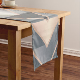 Moderne Dreiecke Kurzer Tischläufer