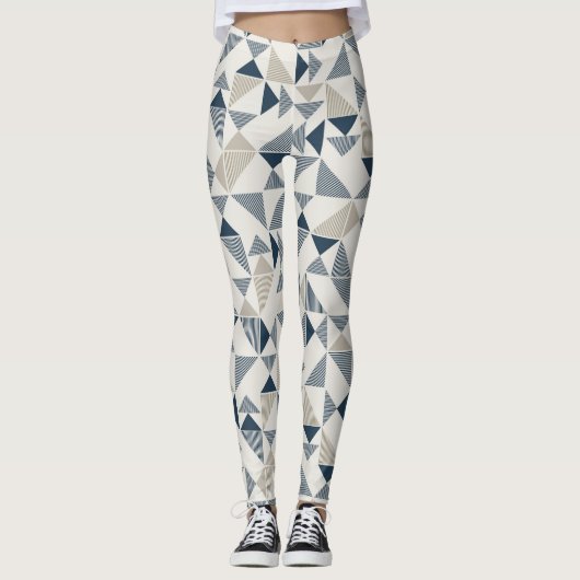 moderne Dreiecke Leggings (Vorderseite)