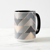 Moderne Dreiecke Tasse (VorderseiteRechts)