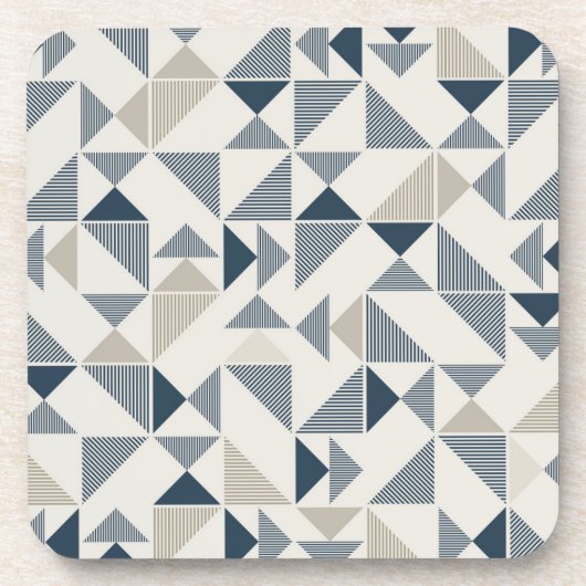 Moderne Dreiecke Untersetzer Set (Vorderseite)
