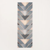 Moderne Dreiecke Yogamatte (Rückseite)