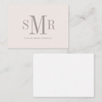 Moderne dreimalige Monogramm-Initialnamen