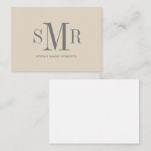 Moderne dreimalige Monogramm-Initialnamen