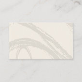 Moderne Dressmaker Seamstressneedle Thread Creme Visitenkarte (Rückseite)