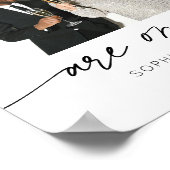 Moderne Drinks sind auf US-Kalligrafie Script-Foto Poster (Ecke)