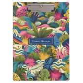 Moderne Dschungel Morris Art Klemmbrett (Vorderseite)