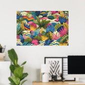 Moderne Dschungel Morris Art Poster (Heimbüro)
