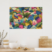 Moderne Dschungel Morris Art Poster (Küche)