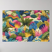 Moderne Dschungel Morris Art Poster (Vorne)