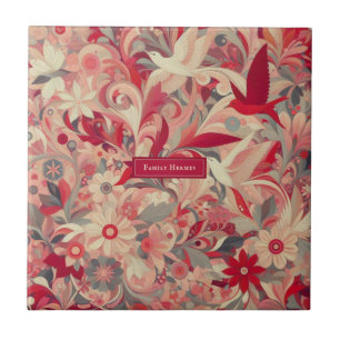 Moderne Dschungelkunst Fliese